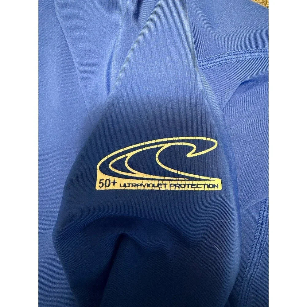 O'Neill Men's XL Blue Long Sleeve Rash Guard UPF 50+ Surf Swim Shirt